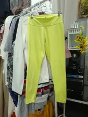 アディダス レギンス 蛍光 ライトグリーン S