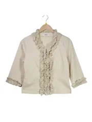 GALLERY VISCONTI ノーカラー ジャケット 25082008