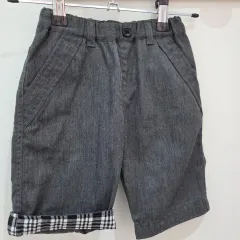 日本コムサイズム キッズ用ロールアップ ハーフパンツ 100