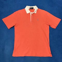 タグ無し新品 dunhillダンヒルメンズ半袖ポロシャツ ゴルフウェア 赤 