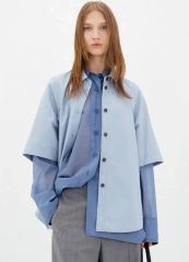 エンフォルド twin shirt 38 ブルー - メルカリ