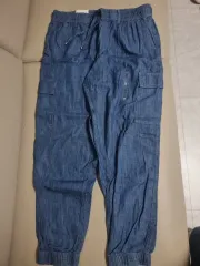 新品)トミーヒルフィガー デニム カーゴパンツ M