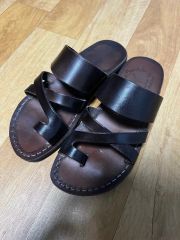 美品】定価27800円 アールアトリエ 栃木レザー ビブラムソール