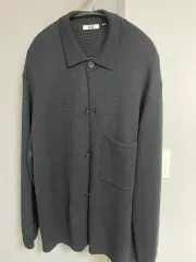 UNIQLO U / オーバーサイズシャツジャケット / ブラック / XLのサムネイル