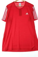 (3XL) アディダス 半袖 Tシャツ 新品 オーバーサイズ 機能性-1447A