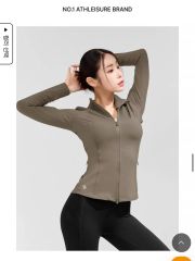 正規品✨美品✨alo ロゴ✨アローヨガ グレー クロップド フルジップ