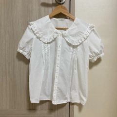 ヨリ オーガニックコットンパイルポロカットソー 38 ホワイト - メルカリ