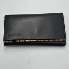 Paul Smith ポールスミス マルチストライプ 4連キーケース ブラック
