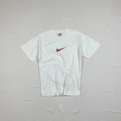 90s NIKE ナイキ センター スウッシュ ロゴ プリント 半袖Tシャツ