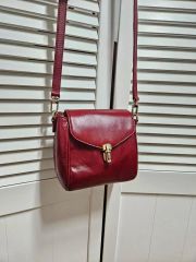 Chloé リボン チェーン ショルダーバッグ ボルドー - メルカリ