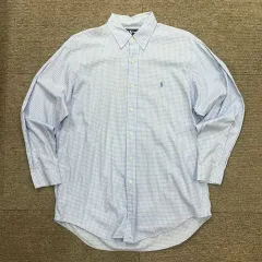 (16) POLO ポロ ラルフローレン CHECK シャツ ヤマーフィット
