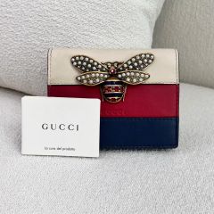 GUCCI グッチ☆クイーンマーガレットBeeビー☆二つ折り財布 - メルカリ