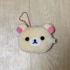 サンエックス リラックマ ぬいぐるみ がま口ポーチ - メルカリ