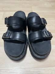 ✦美品✦eftyus✦ 厚底 ハイソール ベルクロストラップ サンダル 
