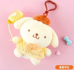 サンリオ プリン パティー 風船 キーホルダー ぬいぐるみ バッグホルダー キーホルダー