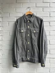 90s Levi's 先染めブラック　デニムトラッカー　w7505-03 短丈 90s リーバイス W7505-03 先染めブラック デニムジャケット M - メルカリ