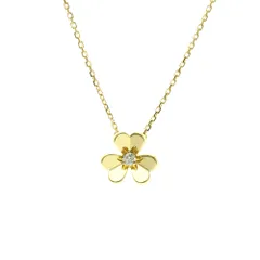 ヴァン・クリーフ＆アーペル(Van Cleef & Arpels) K18イエローゴールド(K18YG) ダイヤモンド メンズ,レディース ファッション ペンダントネックレス (ゴールド) フリヴォル ミニ ネックレス VCARPOJ100のサムネイル