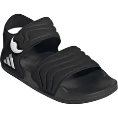 アディダス adidas  アディレッタ サンダル 2 キッズ マルチスポーツ シューズ サンダルＫＩＤＳ （hq0114）、ブラック/ブラック/ホワイト
