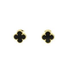 VanCleef&Arpelsスイートオニキスピアス＆クリーニングキット - メルカリ