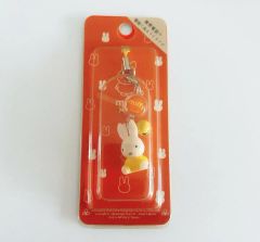 miffy ミッフィー 広島 限定 ストラップ もみじビーズ根付 ブルー