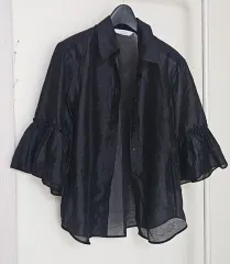 未使用 アンドアザーストーリー(S M)シャーリングブラウス
