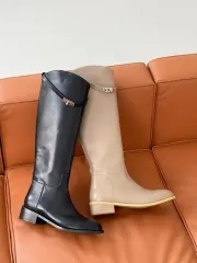 ベルト付き バックル ジャンピング ロングブーツ