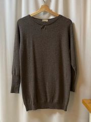 超美品 ブルネロクチネリ カシミヤ100 ジップアップセーター ケーブル