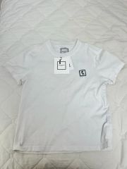 Courreges クレージュ リボン カットアウト Tシャツ ホワイト XS 