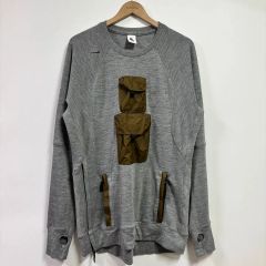 mountain research マルチ ポケット グレー スウェット - メルカリ