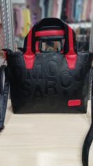 FASHIONBAG ハンドバッグ ブラック レッド - メルカリ