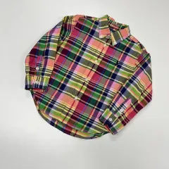 24m 90 ラルフローレン Polo Kids チェックシャツ