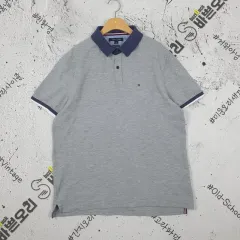 トミーヒルフィガー TOMMY カラーTシャツ ライト グレー L 1000323