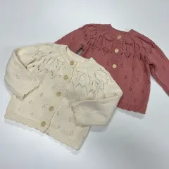 80-85 オススメ ベイビー ニット カーディガン