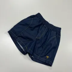 120-130 夏 柔らかい デニム ハーフパンツ