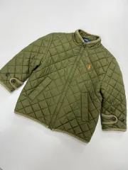 3T 100 ラルフローレン Polo Kids カーキ キルティング ジャケットのサムネイル