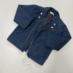 100 MPS キッズ デニム ライダース ジャケット