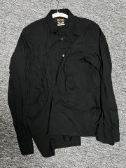 新品 26SS ブラックコムデギャルソン ZIPシャツ ブラウス XXL CDG
