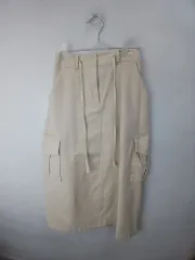 Airo ベージュ コットン カーゴ リネンスカート 26-28インチ 新品