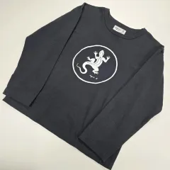 L 150 オススメ アネスベ キッズ チャコール 長袖Tシャツ