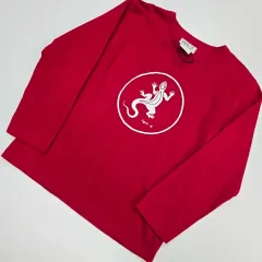 L 150オススメ アネスベ キッズ レッド 長袖Tシャツ