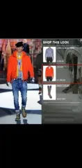 50 RUNWAY DSQUARED2 ヴィンテージ ウォッシュ WHO フーデッド デニム ジャケット 105 ウィンドブレーカーのサムネイル