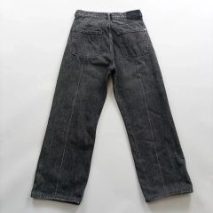 RocaWear ロカウェア ブラック 極太 バーギーデニム W40 - メルカリ