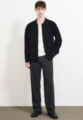KAJA TWO TUCKS WIDE TROUSERS 3 黒 - メルカリ