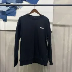 (105) ノルディ カジュアル ストリート プリンティング ブラック スウェット 長袖 Tシャツのサムネイル