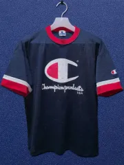 90's Champion メッシュ 半袖 Tシャツ M