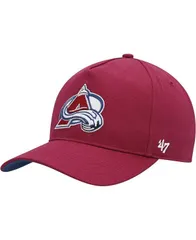 47 ブランド メンズ アクセサリー 帽子 47 Brand Mens Burgundy Colorado Avalanche Primary Hitch Snapback Hat Burgundy バーガンディ