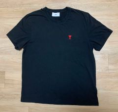 男女兼用 AMI PARIS アミパリス ブラック Tシャツ サイズXL - メルカリ