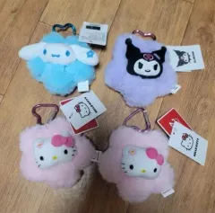 サンリオ ハローキティ クロミ シナモロール 花 キーホルダー