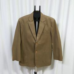 秋冬早割】70sファーラー コットンテーラードジャケット ベージュ M 