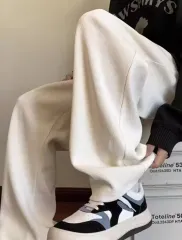 アイボリー コーデュロイ ワイド パンツ
